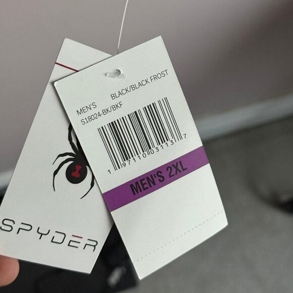 Spyder Men’s Spyre Flex Colourblock 1/4 Zip Pullover Sweater – XL - Picture 5 of 5